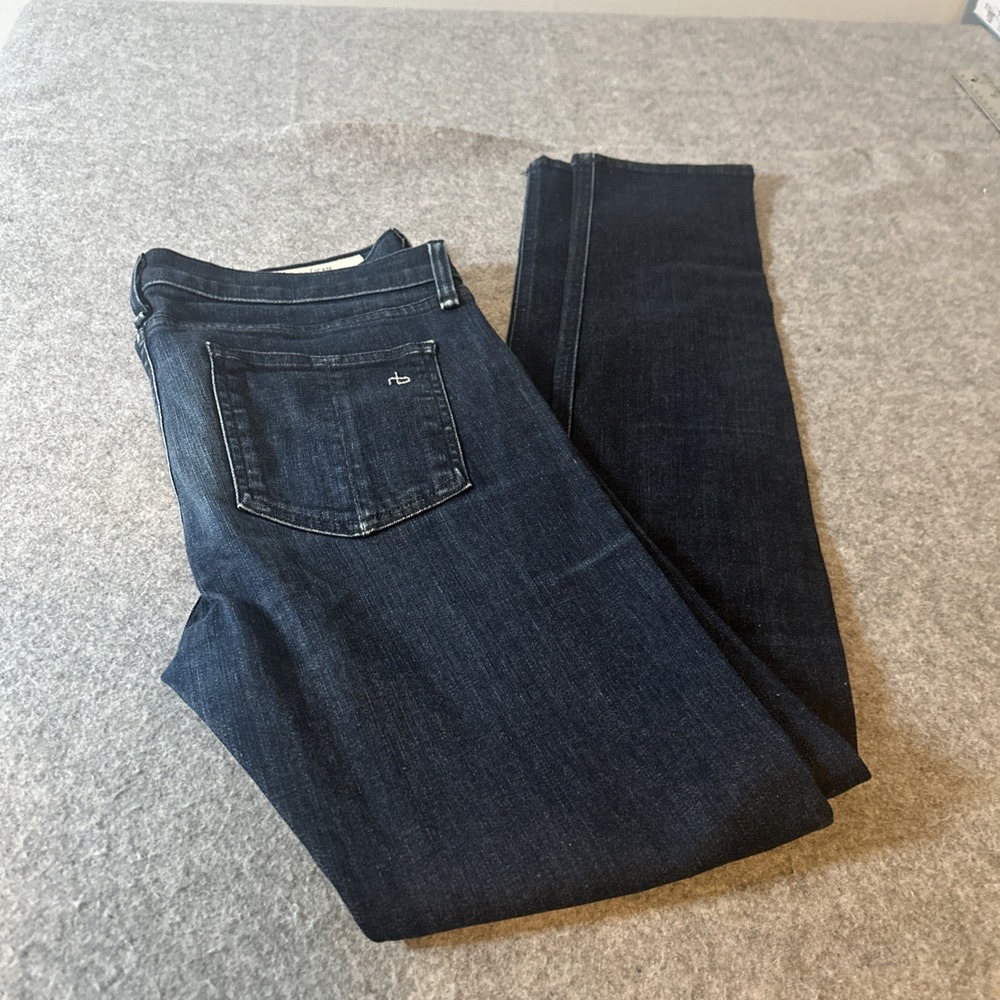 Rag & Bone Women's Size 29 Dark Wash Denim Ankle Skinny Jeans